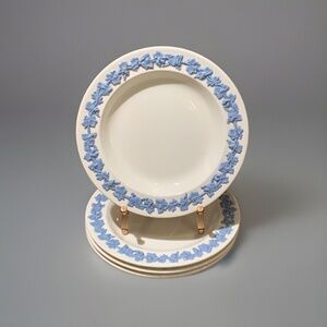 (4) Wedgwood Etruria Barlaston Small Bread Plate Lavender I Cream
